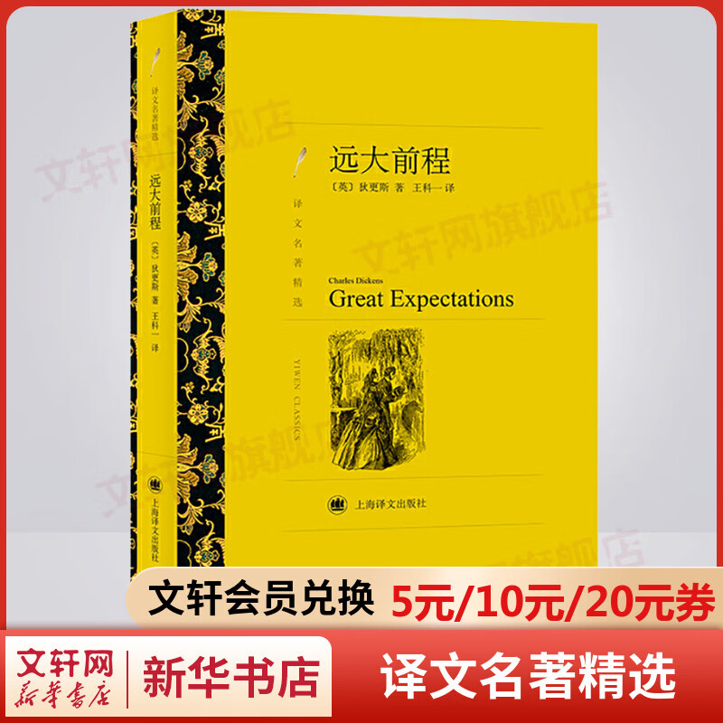 远大前程 王科一译 译文名著精选 上海译文出版社 狄更斯经典作品 图书