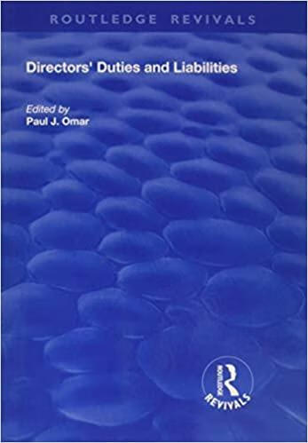 预订directors duties and liabilities