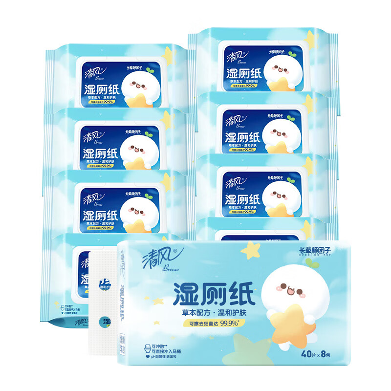 ���ʪ��ֽ40Ƭ*8����320Ƭ������ʪֽ����Я��ƨ��ֽ�����ܽ�ʪ�޽� 40��8��