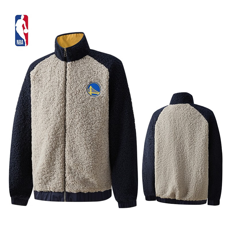 nba金州勇士球队故事系列双面宽松休闲运动外套 腾讯体育 m