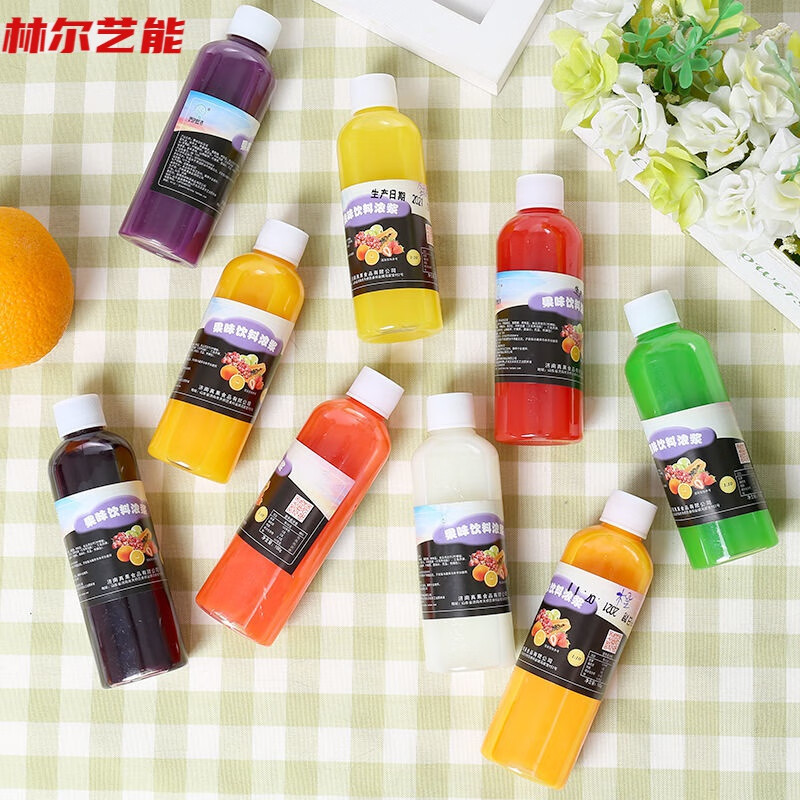 邦晖嘉家用浓缩果汁原浆商用柳橙汁草莓金桔柠檬水冲饮料浓浆糖浆奶茶