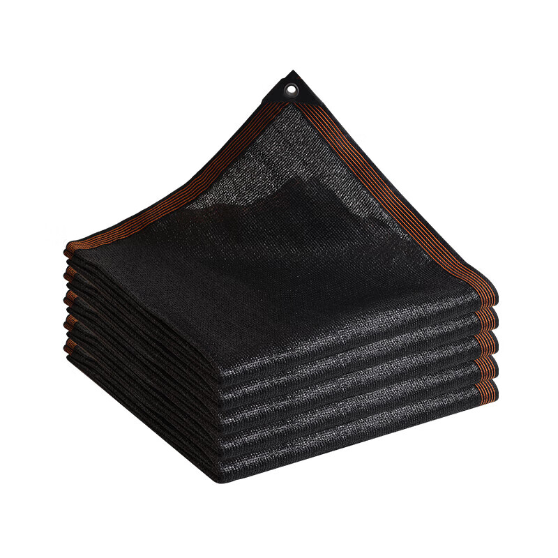 遮阳网黑色加厚加密网阳台遮阴网车棚庭院植物隔热遮光网太阳网 6米宽40米长加密加厚168针送拉绳