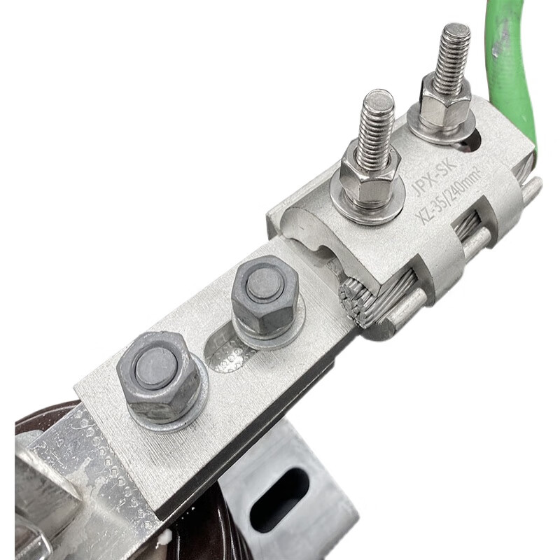 chnqanx铝合金平板节能线夹 jpx-sk35-240设备爪形断路器桩头通用连接