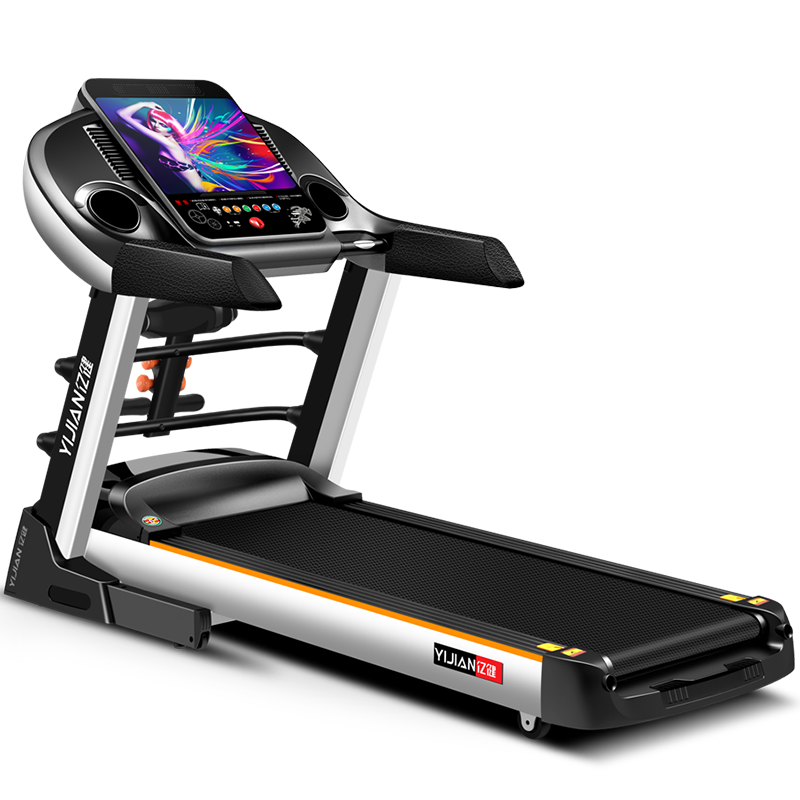 YIJIAN 亿健 跑步机 家用静音折叠健身器材 10.1吋联网彩屏/多功能 坡度电动升降     G900