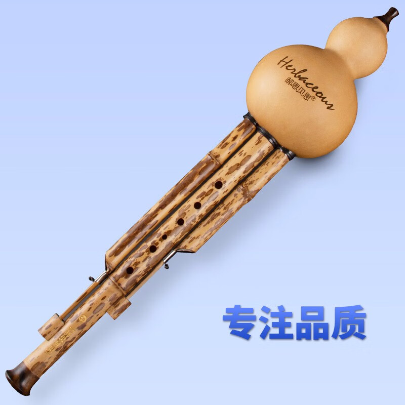 毕格宝 稀有梅鹿竹傣味葫芦丝降B调 专业演奏型品牌 降B调 标准款