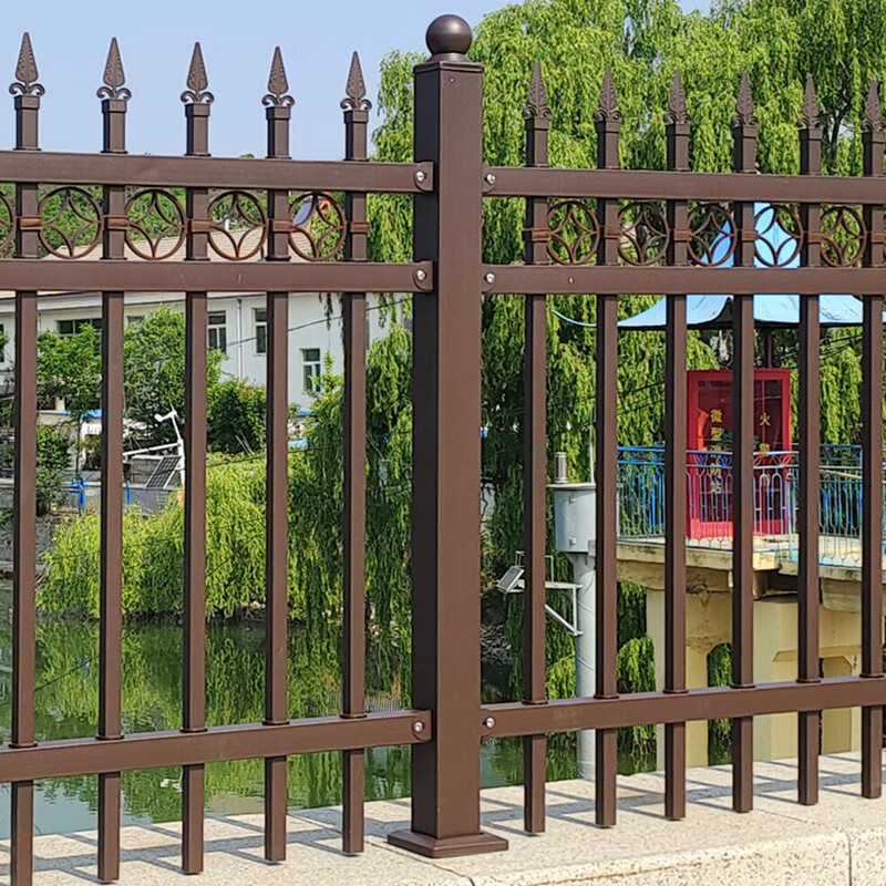 云启格锌钢护栏铁艺栅栏小区庭院花园别墅围栏户外厂区围墙隔离防护