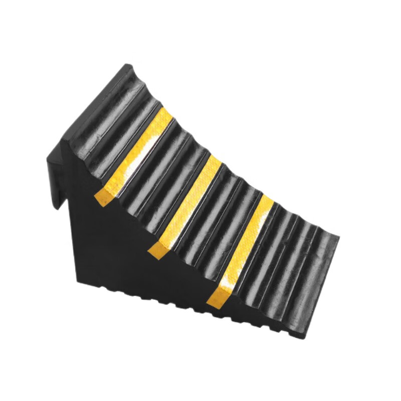 匠 便携式汽车防溜车止退器三角木大货车汽车轮胎橡胶车位阻车止滑器