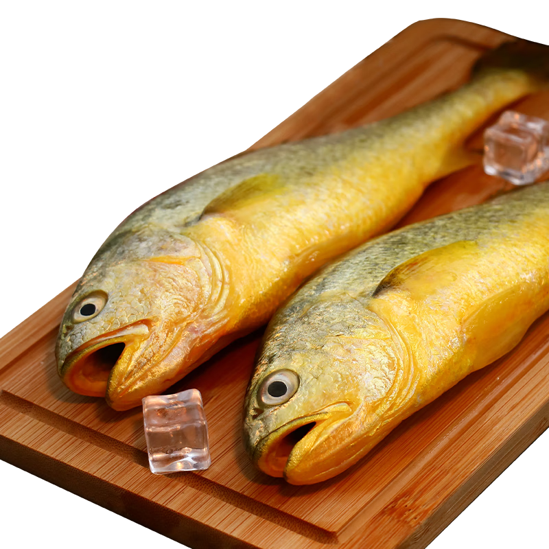 岳海 寧德黃花魚4斤/4條（凈重4斤）大黃魚深海魚類源頭直發(fā)