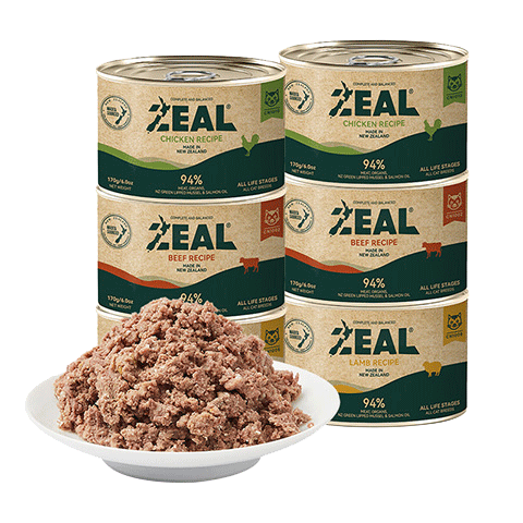 ZEALè��ͷ��ʳ��ͷ170g*6��Ͽ�ζèʪ����è��èͨ��������ԭװ���� 124.2Ԫ(������)