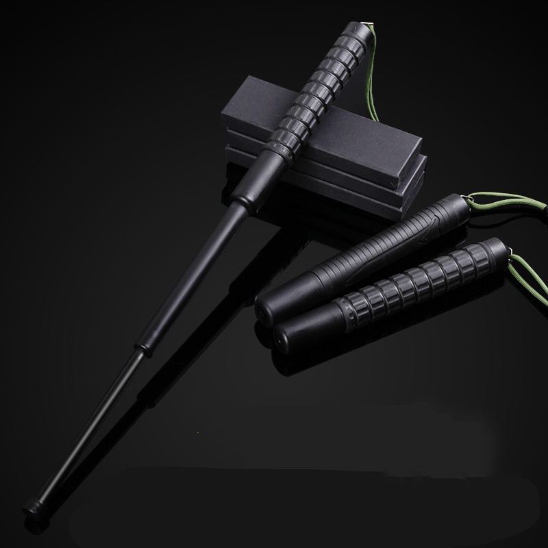 创京懿选橡胶棍甩棍便携聚酯棍塑胶伸缩棍棍子短棍甩棒三节合法防身