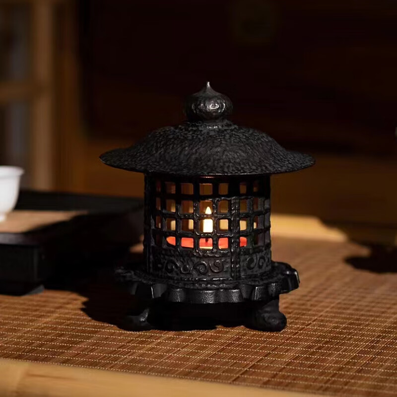 霜魄雪见灯传统装饰仿真怀旧铸铁建筑复古长安灯仿古宫灯古代雪见灯铁