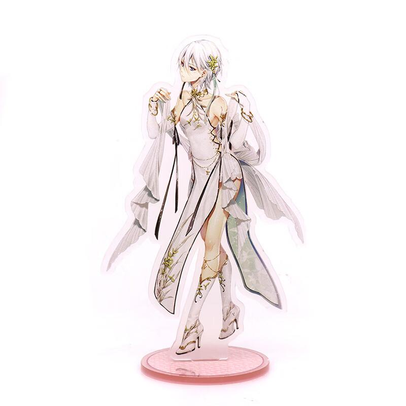 洛天依手办 元气q版 洛天依立牌乐正绫 言和 墨清弦二次元摆台亚克力