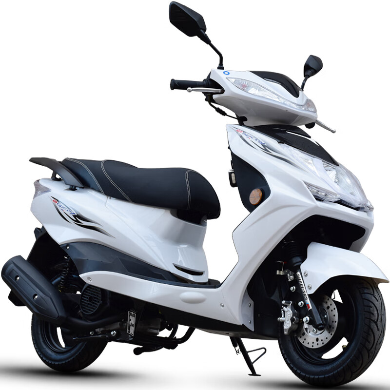 朗创(langchuang)新国四电喷尚领摩托车踏板车125cc燃油助力车迅鹰