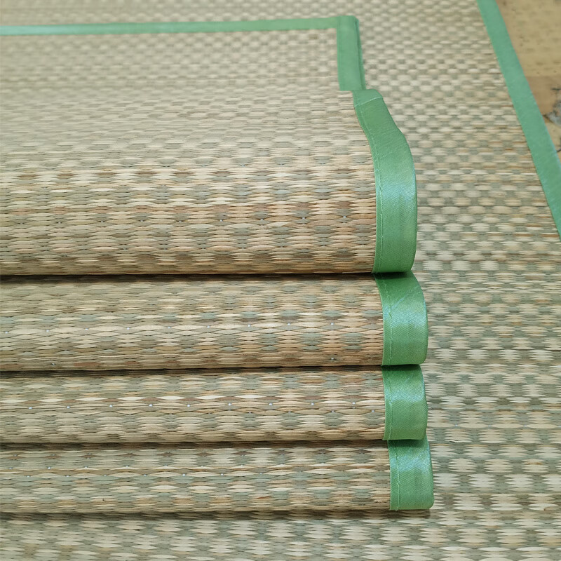 妙普乐折叠席垫芦苇席 蔺草席天然草e编凉席1.51.