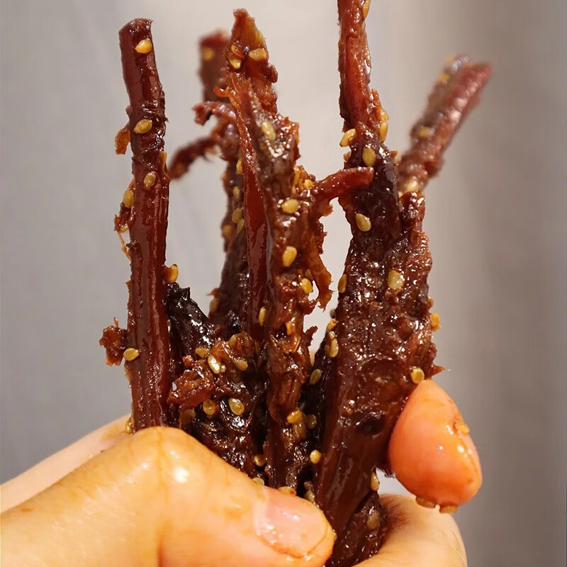 月佳鲜鸭脖肉150g湖南特产香辣手撕酱板鸭脖肉风干有嚼劲零食 香辣味