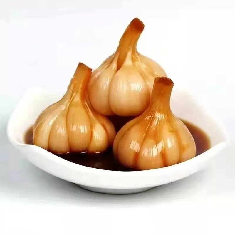 农家自腌红糖蒜糖蒜糖醋蒜腌蒜糖蒜甜蒜腌泡大蒜头蒜头下饭菜 蜜制