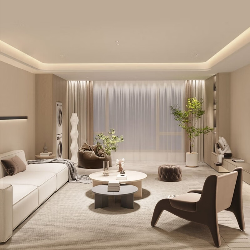 led线性灯悬浮吊顶线条灯铝槽灯嵌入式无主灯照明线型灯线形灯槽 a款