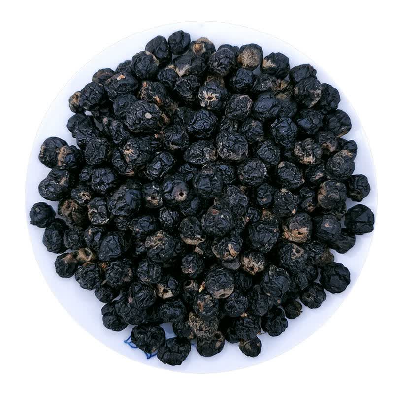 俄罗斯黑果花楸进口降天然配桦树茸天鹅绒果野生小黑果100g/袋 100g
