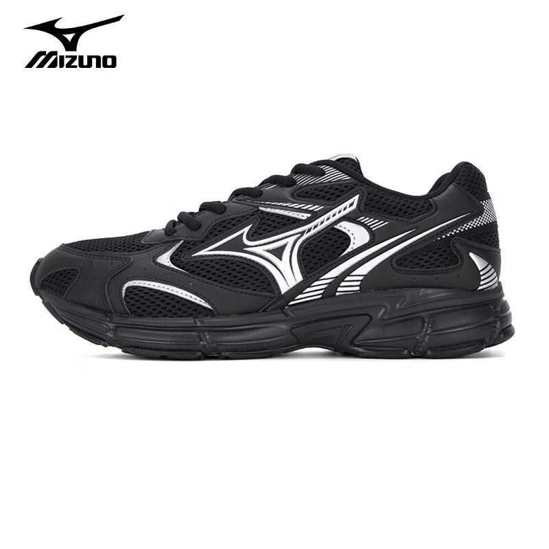 美津浓（MIZUNO）SPEED 2K男鞋女鞋春夏新款经典慢跑鞋轻量缓震透气鞋运动跑步鞋 【SPEED 2K】黑色/银色 42 建议拍小半码
