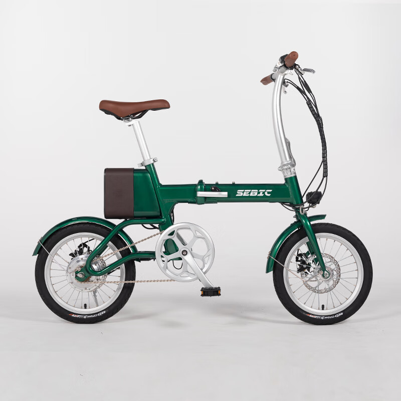 憨豆猴新国标折叠电动自行车3c时尚复古锂电铝合金女士碟刹电瓶车