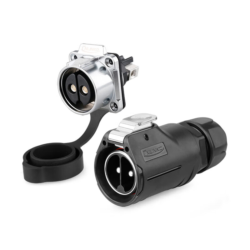 领头雁lp28大电流2 3 8芯50a电源快充电池防水航空插头插座连接器 lp