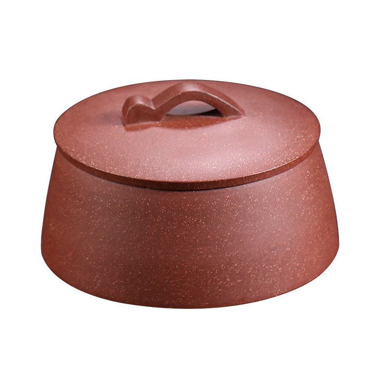 金镶玉宜兴紫砂茶叶罐 家用小号宽口普洱茶收纳醒茶罐 如意茶叶罐