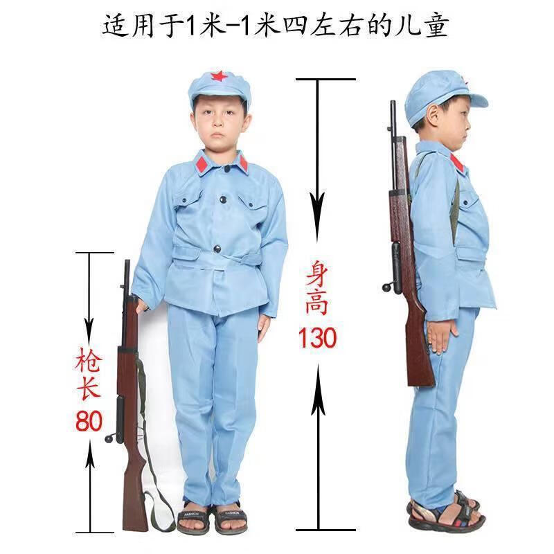 三八大盖模型 木质枪带刺刀木制戏剧舞台道具八路军红军日本玩具枪 棕