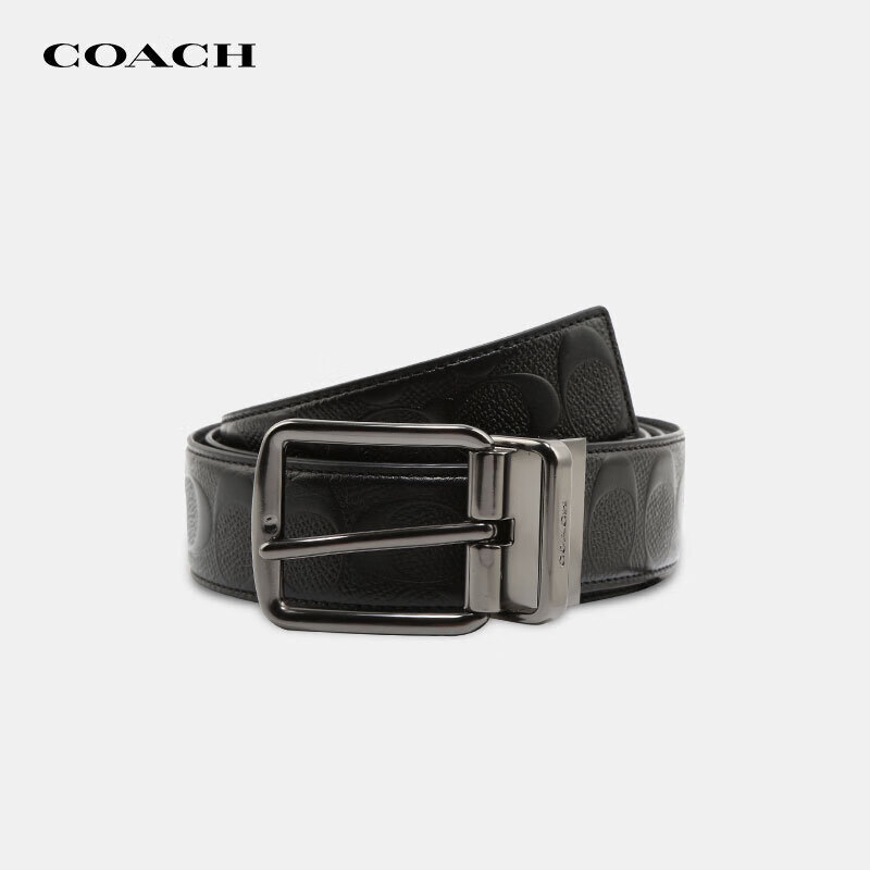 蔻驰（COACH）男士宽版腰带黑色C纹浮雕F55157 BLK【品牌授权直供】怎么样,好用不?