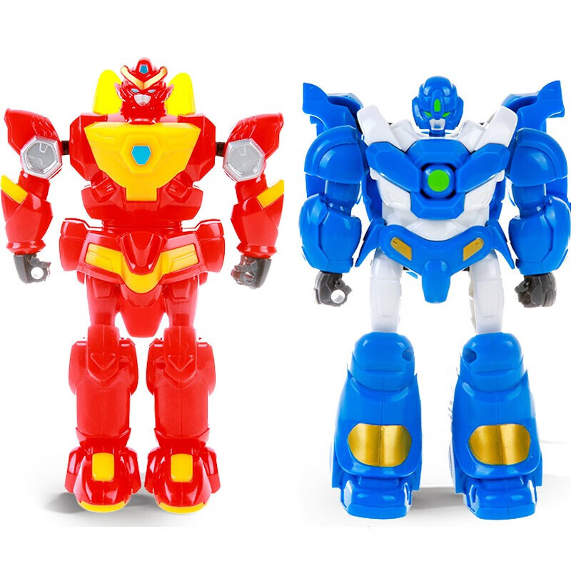微凡嘉小宝2之神勇队星宝战士全套变形合体机器人男孩金刚儿童 5寸