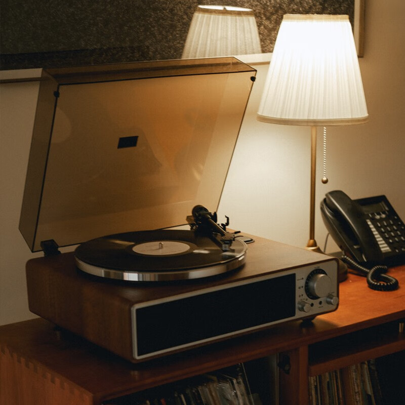 syitren赛塔林PARON-A黑胶唱片机蓝牙留声机音响唱机摆件复古礼物 PARON-A唱片机