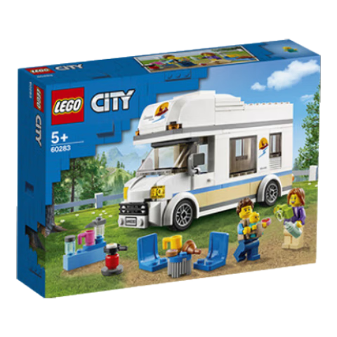 乐高（LEGO）积木拼装城市系列60283 假日野营房车5岁+男孩儿童玩具生日礼物