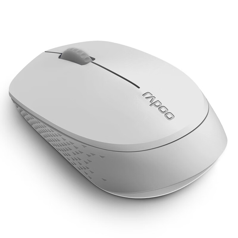 雷柏（Rapoo） M100G 无线鼠标 蓝牙鼠标 办公鼠标 静音鼠标 便携鼠标 对称鼠标 笔记本鼠标 浅灰色