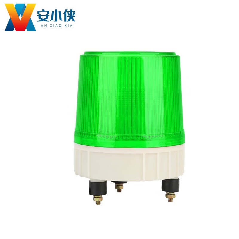 安小侠 lte-5181大尺寸旋转爆闪灯小区大门岗亭警示灯 无声12v绿色