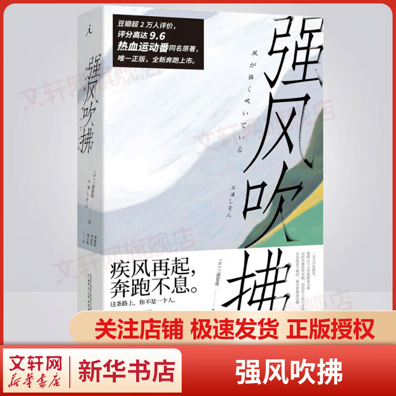 强风吹拂小说 三浦紫苑著电影同名小说 青春的爱百元之恋励志校园日本文学