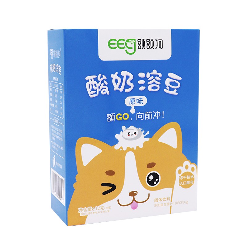 【eeg】宝宝零食酸奶溶豆添加益生菌儿童零食溶豆豆入口即化 原味