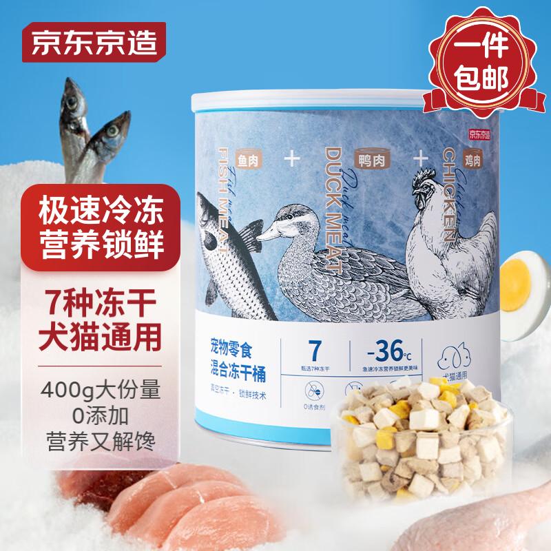 全面解析曝光京东京造宠物零食冻干混合桶400g猫冻干怎么样？分享两个月感受告知