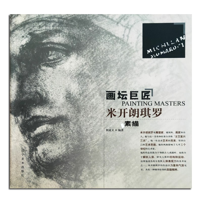 画坛巨匠米开朗基罗素描作品集 荆成义编著 名家人物素描大师速写画册