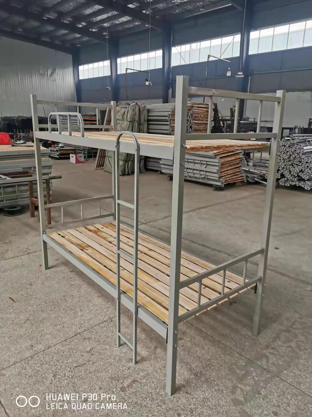 拾爱加厚上下铺铁床员工宿舍学生双层铁架子床工地高低床80宽 80宽*2