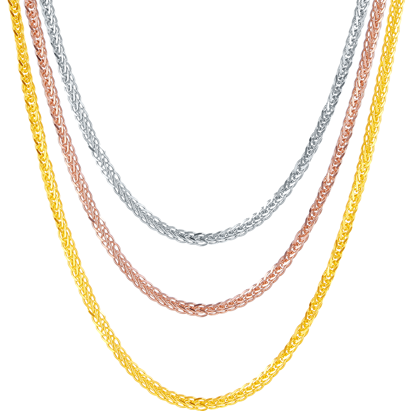 ���ڲ�������������ZLF�����˽�Ů������18K������Ů��ɫ���Ф��������������ʥ�� �����-��18K-42cm-Լ0.8g 1071Ԫ