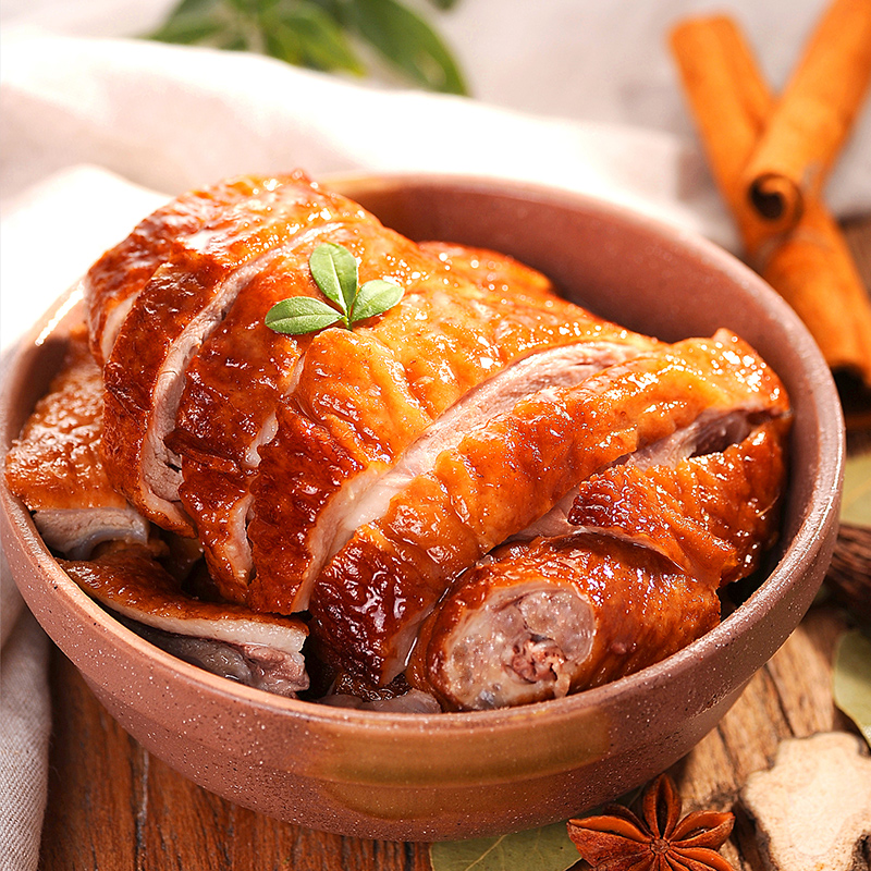南京特产桂花风味盐水鸭酱板鸭贡鸭1000g土鸭咸水鸭香辣板鸭整只卤