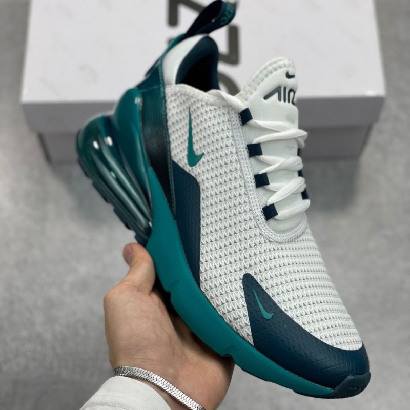 nikemax270白绿,nikeairmax270 夏季新款透气休闲运动时尚潮流max270白绿蓝满天星气垫跑鞋nike耐克