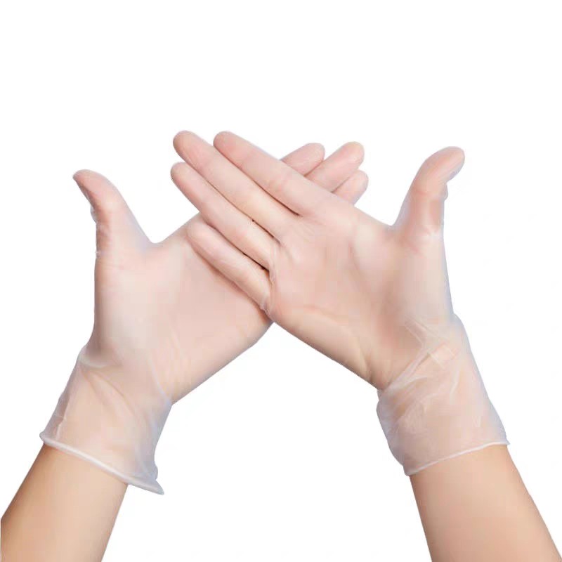 Jepoo一次性手套 餐饮厨房美容TPE乳胶PVC手套 10