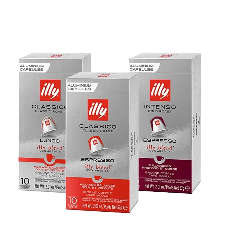 ڲillyڽҿ ʽʽŨڿȽ10װNespresso Ⱥ決5.7g*30 26.5 98.5Ԫ