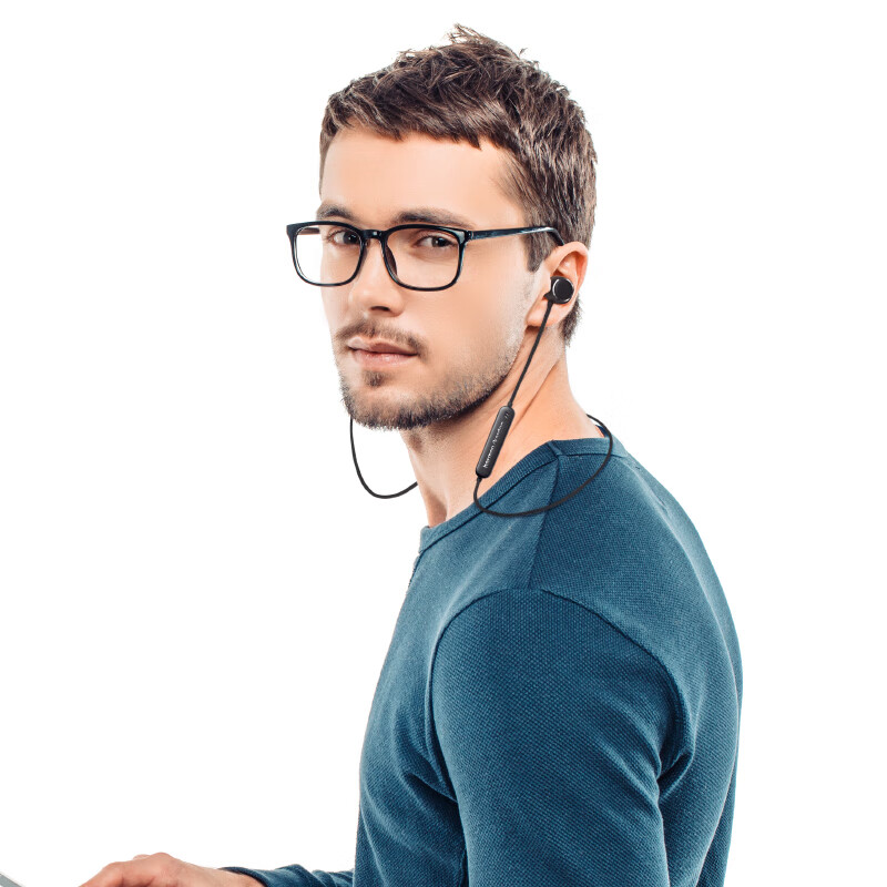 哈曼卡顿harmankardonflybt入耳式蓝牙无线耳机磁吸颈挂式带麦手机可