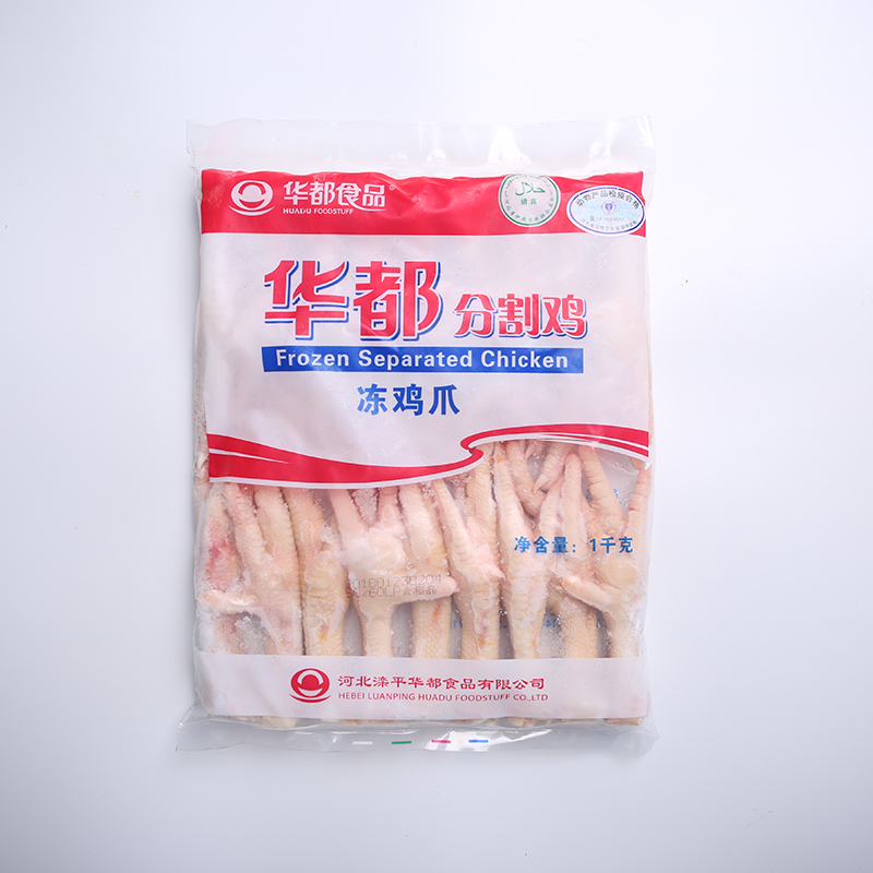 华都食品 冻鸡爪 1000g/袋 烧烤食材 卤鸡爪 鸡肉 火锅食材