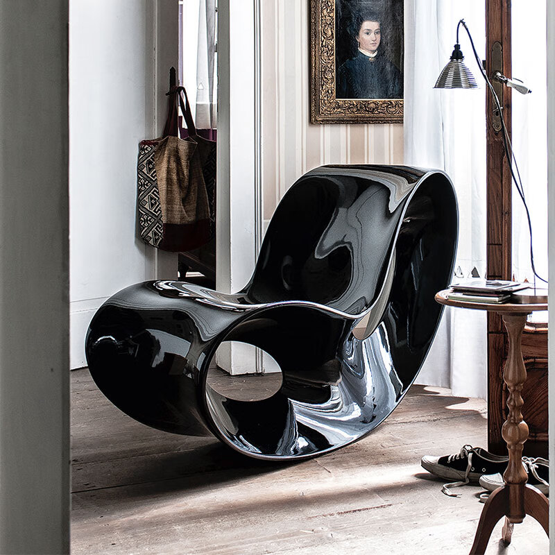 旭媛【户外家具】玻璃钢家具波浪椅游泳馆餐厅酒店定制座椅别墅泳池沙