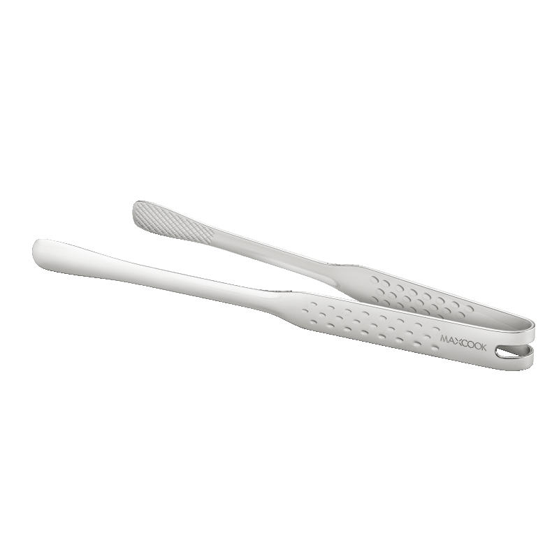 美廚（maxcook）316L不銹鋼食品夾 烤肉食物夾燒烤夾 蛋糕面包夾子24cm MCPJ0788