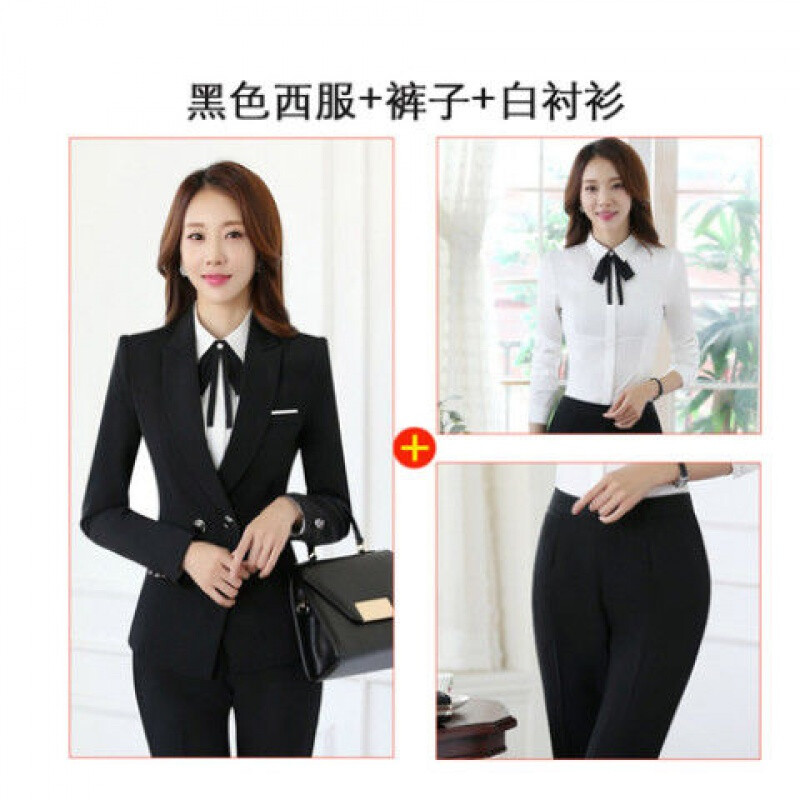 黑色西服 白衬衫 裤子 xl 109-118斤