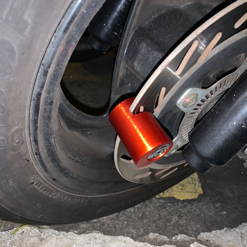 摩托车改装锁碟刹锁山地自行车电动车刹车盘锁刹车片摩托车防盗锁