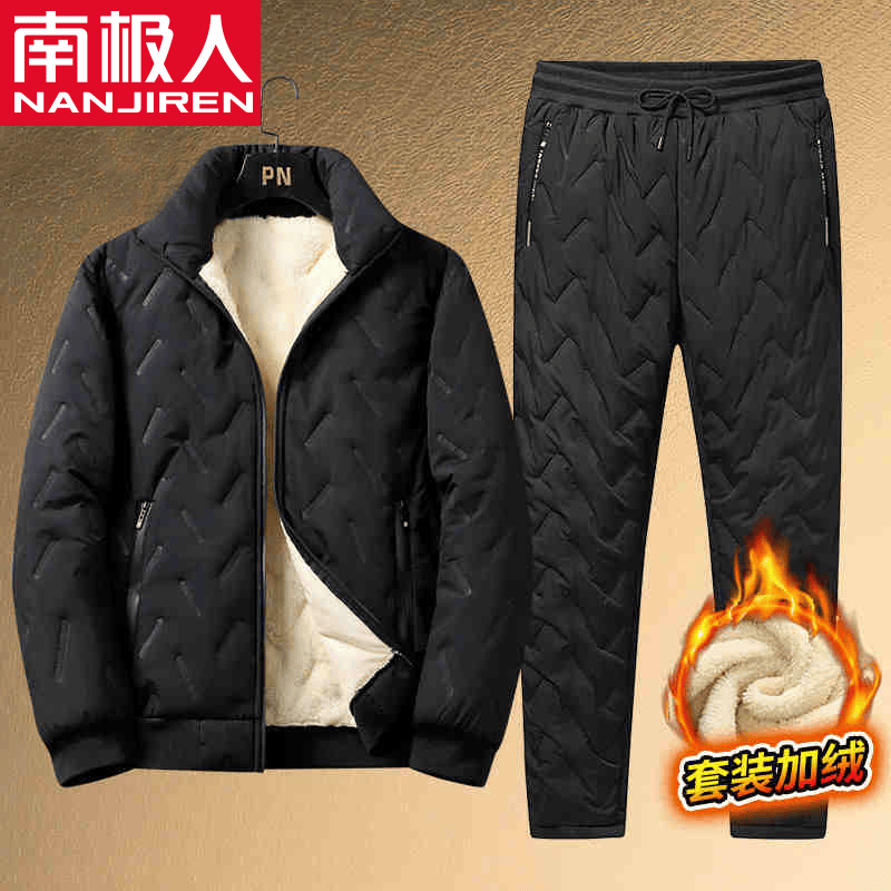 ���ڲ������ϼ��ˣ�Nanjiren����Ʒ������������м��޼Ӻ��޷��޿�������װ�з�����ů�� 8912��ɫ����+1733ƽ���޿� 2XL������130-150�